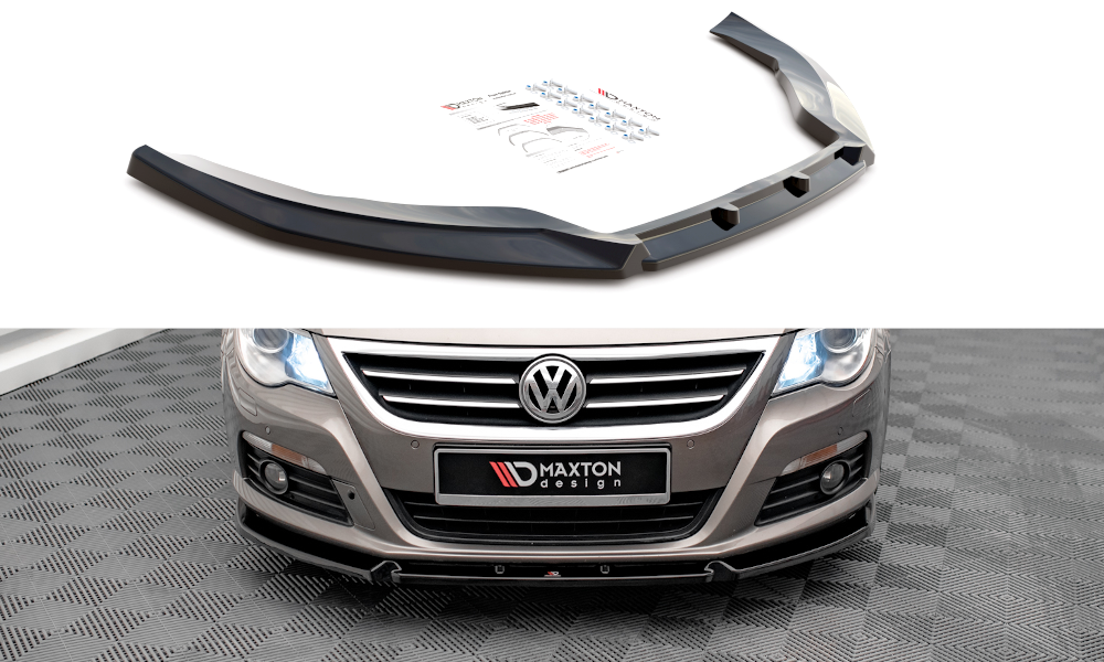 Front Ansatz V.3 für VW Passat CC schwarz Hochglanz
