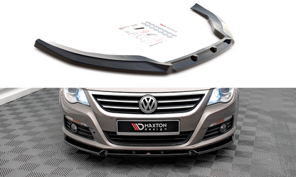 Front Ansatz V.3 für VW Passat CC schwarz Hochglanz