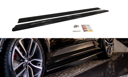 Seitenschweller Ansatz für Renault Talisman schwarz Hochglanz