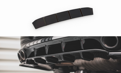 Diffusor Heck Ansatz für Mercedes-AMG CLA 35 Aero / 45 Aero C118 schwarz Hochglanz
