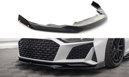 Front Ansatz V.3 + Flaps für Audi R8 Mk2 Facelift