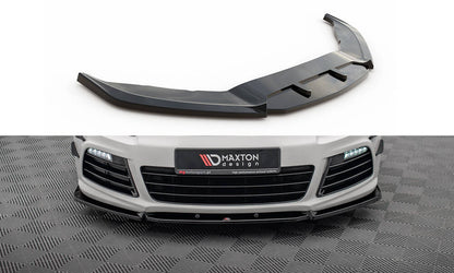 Front Ansatz V.3 für VW Scirocco R Mk3 schwarz Hochglanz