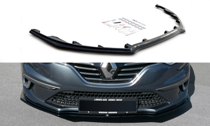 Front Ansatz für Renault Megane Mk.4 GT-Line schwarz Hochglanz