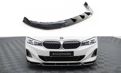 Front Ansatz für BMW 3er Limousine / Touring G20 / G21 Facelift schwarz Hochglanz