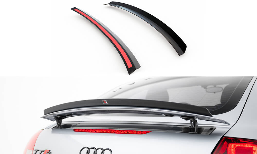 Spoiler CAP für Audi TT 8J schwarz Hochglanz