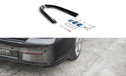Heck Ansatz Flaps Diffusor für Alfa Romeo 156 SW Facelift schwarz Hochglanz