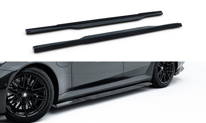 Seitenschweller Ansatz für BMW M5 Limousine / Touring G90 schwarz Hochglanz