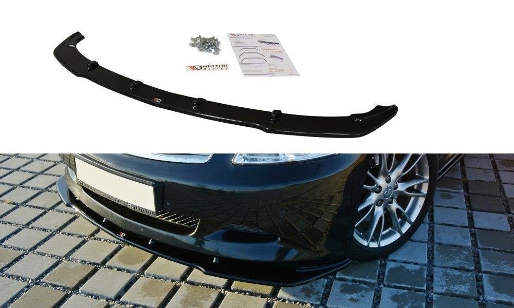 Front Ansatz V.1 für Infiniti G37 Limousine schwarz Hochglanz
