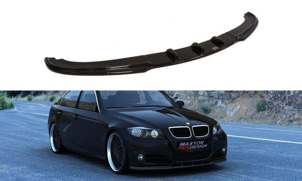 Front Ansatz V.1 für BMW 3er E90 / E91 Facelift schwarz Hochglanz