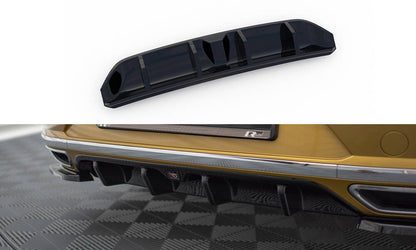Diffusor Heck Ansatz für VW Arteon R-Line schwarz Hochglanz