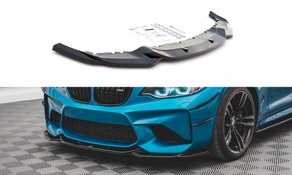 Front Ansatz V.3 für BMW M2 F87 schwarz Hochglanz