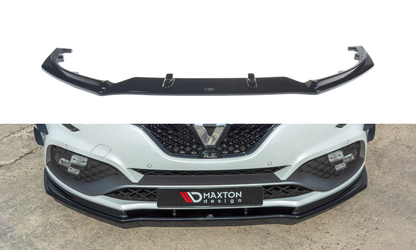 Front Ansatz V.1 für Renault Megane IV RS schwarz Hochglanz