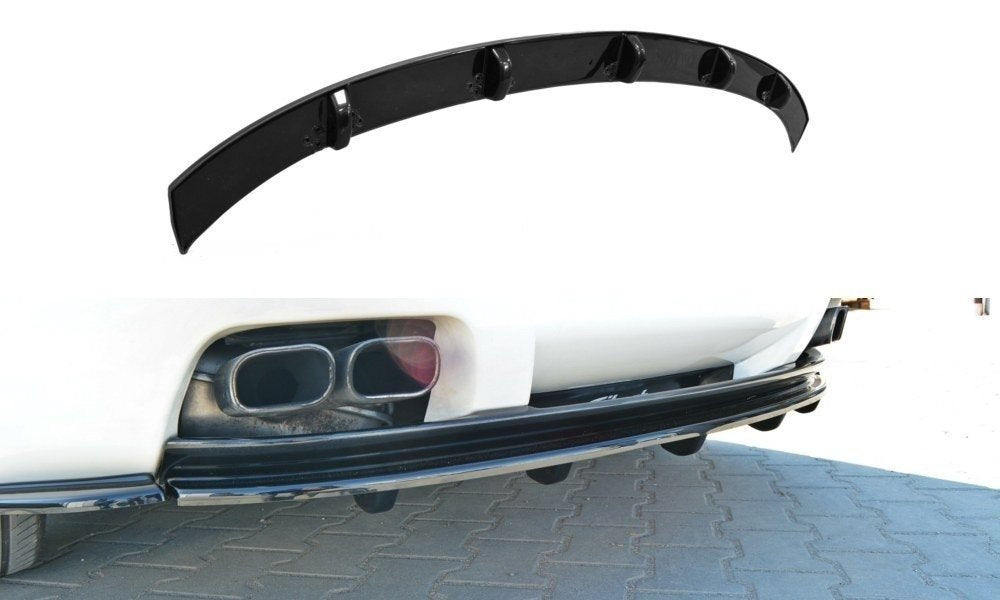 Mittlerer Diffusor Heck Ansatz für Alfa Romeo Brera im DTM LOOK schwarz matt