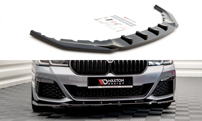 Front Ansatz V.2 für BMW 5er M-Paket / M550i / M550d G30 Facelift  schwarz Hochglanz