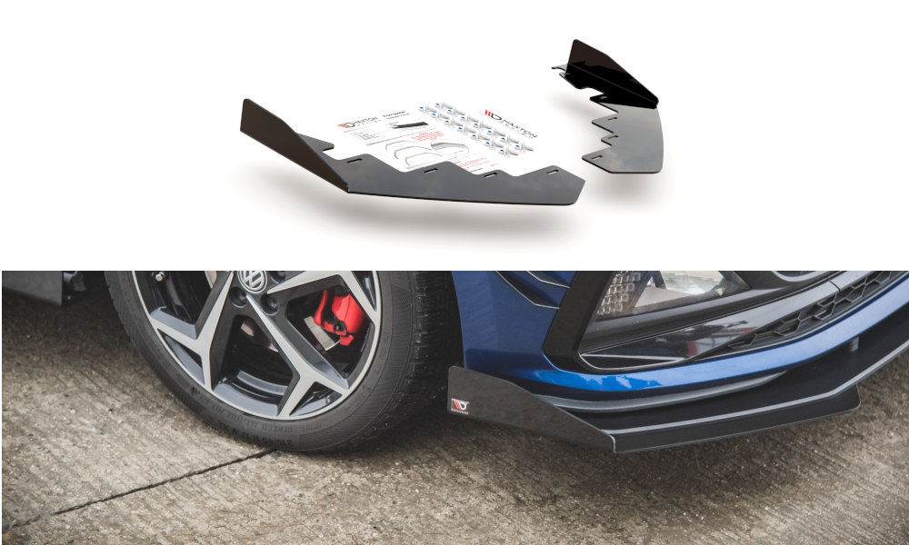 Flaps VW Polo GTI Mk6 schwarz Hochglanz