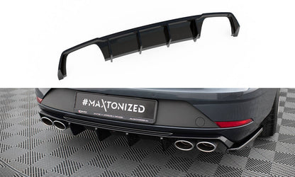 Diffusor Heck Ansatz V.3 für Seat Leon Cupra ST Mk3 FL