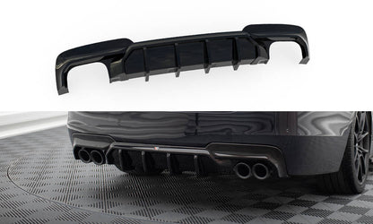 Diffusor Heck Ansatz V.2 für BMW 5er M-Paket F10 / F11 (Doppelauspuff li. re.)