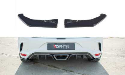 Heck Ansatz Flaps Diffusor für Renault Megane IV RS schwarz Hochglanz