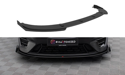 Street Pro Front Ansatz + Flaps für Kia Proceed GT Mk3 Facelift / Ceed GT / GT - Line Mk1 Facelift  schwarz Hochglanz