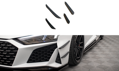 Stoßstangen Flaps Wings vorne Canards für Audi R8 Mk2 Facelift