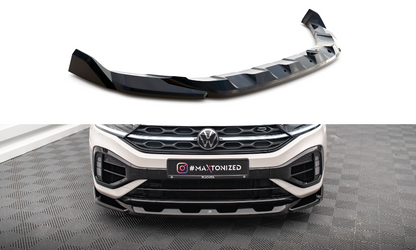 Front Ansatz V.2 für VW T-Roc R / R-Line Mk1 Facelift schwarz Hochglanz
