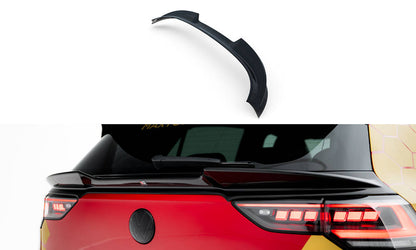 Niedriger Spoiler CAP 3D für VW Golf  R Mk8 Facelift schwarz Hochglanz