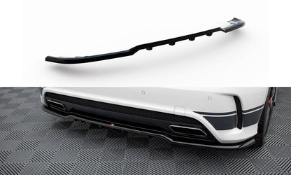 Mittlerer Cup Diffusor DTM Look Heck Ansatz für Mercedes-Benz A45 AMG W176 schwarz Hochglanz