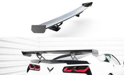 Carbon Spoiler With Internal Brackets Uprights  Chevrolet Corvette Stingray / Grand Sport C7