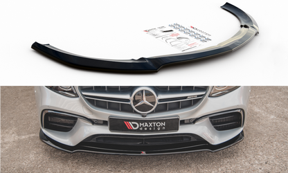 Front Ansatz V.1 für Mercedes-Benz E63 AMG Kombi/Limousine S213/W213 schwarz Hochglanz