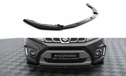 Front Ansatz V.2 für Suzuki Vitara S Mk2 schwarz Hochglanz