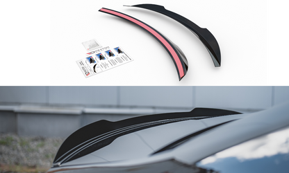 Spoiler CAP für Mercedes-AMG CLS 53 C257 schwarz Hochglanz