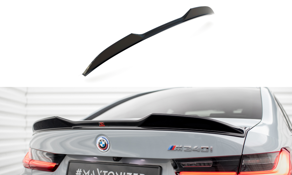 Spoiler CAP 3D für BMW M340i / 3 M-Paket / M3 Limousine G20  schwarz Hochglanz