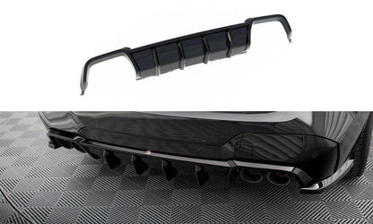 Diffusor Heck Ansatz für BMW X3 M F97 / F97 Facelift schwarz Hochglanz