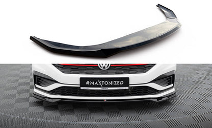 Front Ansatz V.2 für Volkswagen Jetta GLI Mk7 schwarz Hochglanz