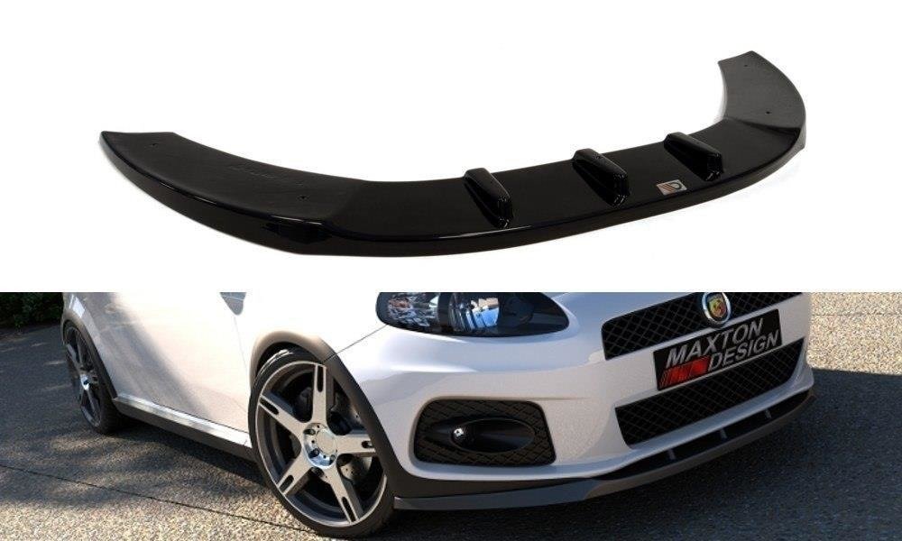 Front Ansatz V.1 für FIAT GRANDE PUNTO ABARTH schwarz Hochglanz
