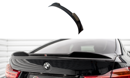 Spoiler CAP 3D für BMW 4er Gran Coupe Standard / M-Paket F36 / F36 Facelift schwarz Hochglanz