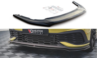 Front Ansatz V.3 für VW Golf GTI Clubsport Mk8 schwarz Hochglanz