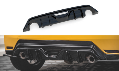 Diffusor Heck Ansatz für Toyota GR Yaris Mk4 Carbon Look