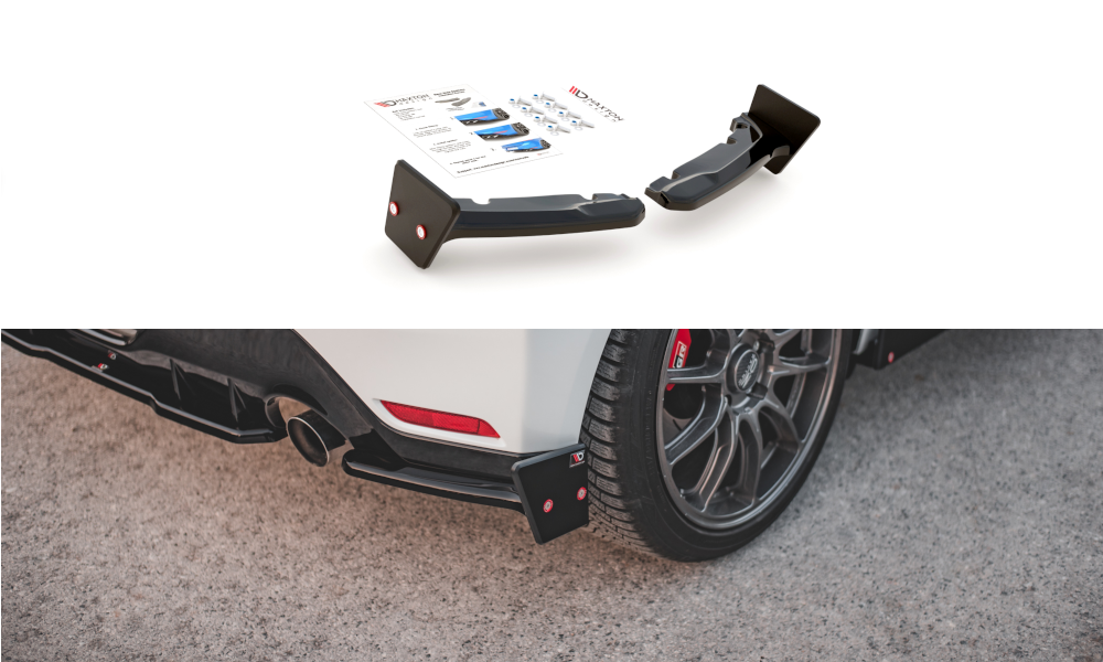 Heck Ansatz Flaps Diffusor V.2 +Flaps für Toyota GR Yaris Mk4