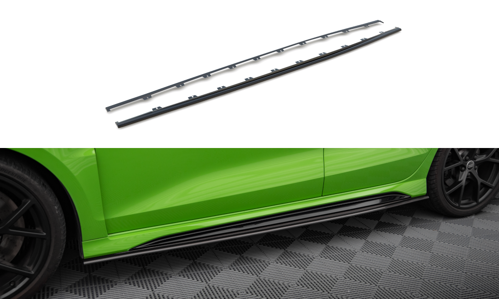 Prepreg Carbon Fiber Seitenschweller Audi RS3 Limousine / Sportback 8Y