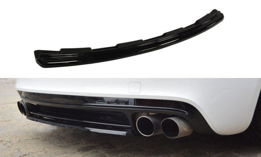 Mittlerer Diffusor Heck Ansatz für AUDI TT MK2 RS  Carbon Look