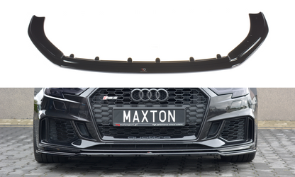 Front Ansatz V.2 für Audi RS3 8V FL Sportback schwarz Hochglanz