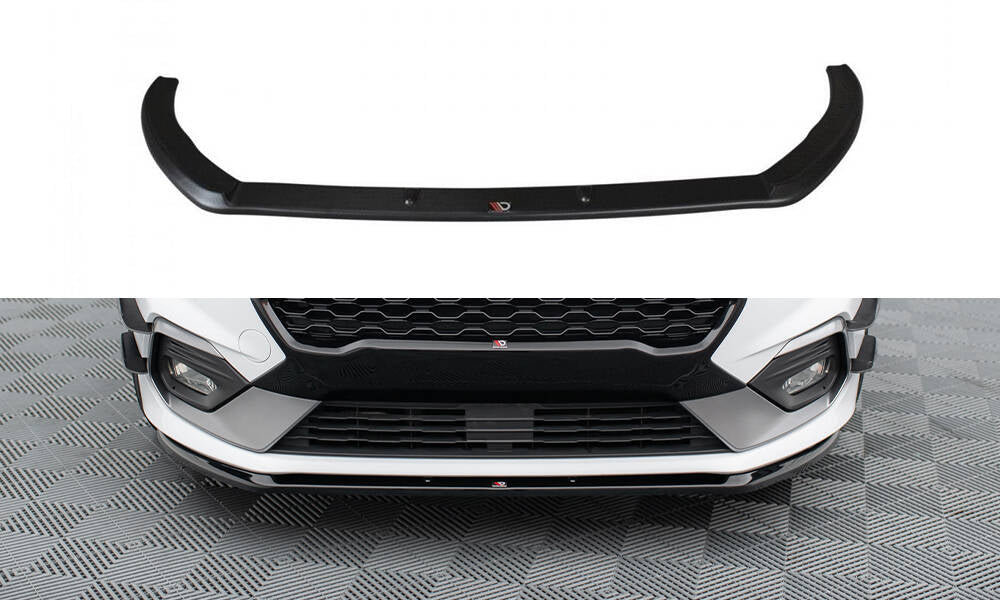Front Ansatz V.3 für Ford Fiesta Mk8 ST / ST-Line schwarz Hochglanz