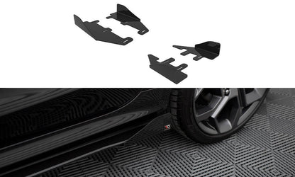 Seitenschweller Flaps für Ford Fiesta ST / ST-Line Mk8 schwarz Hochglanz
