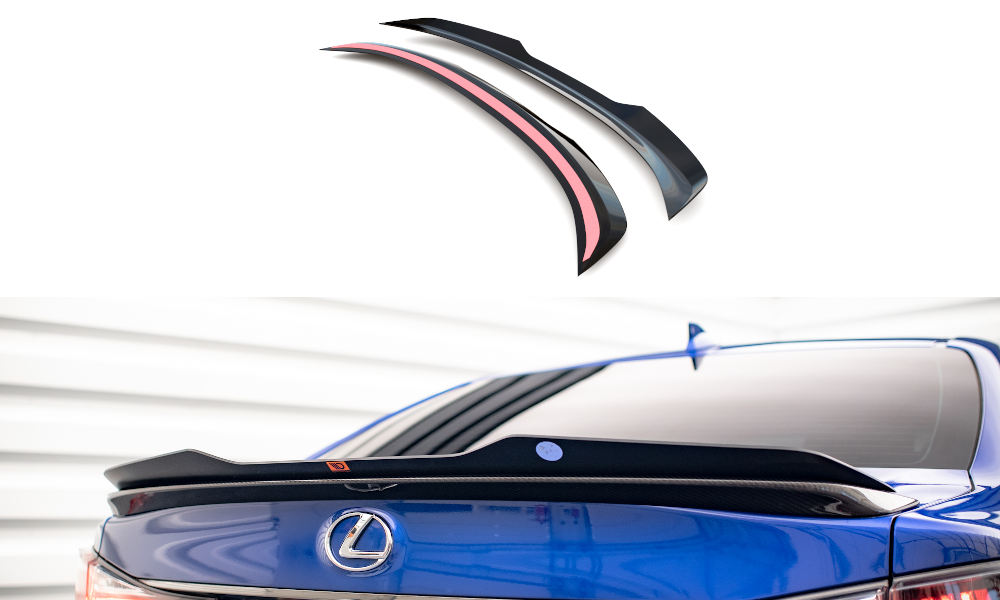 Spoiler CAP für Lexus GS F Mk4 Facelift Carbon Look