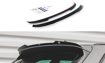 Spoiler CAP für Seat Leon FR ST Mk4 / Cupra Leon schwarz Hochglanz