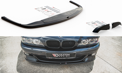 Front Ansatz für Seite + Front Ansatz für BMW M5  / 5 M-Paket E39 schwarz Hochglanz