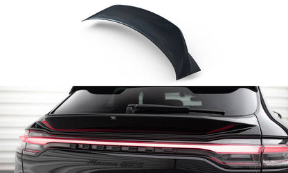 Niedriger Spoiler CAP 3D für Porsche Macan GTS / Standard / T Mk1 Facelift 2 schwarz Hochglanz