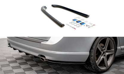 Heck Ansatz Flaps Diffusor für Volvo V70 Mk3 Carbon Look