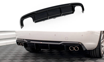 Diffusor Heck Ansatz für Audi A5 8T Facelift (Doppelauspuff li. re.)